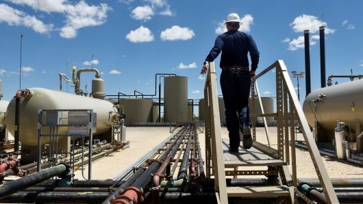 Một mỏ dầu ở vùng Permian, Basin thuộc bang Texas của Mỹ, tháng 8/2018 - Ảnh: Reuters/CNBC.