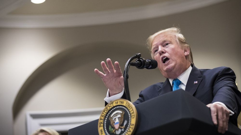 Tổng thống Mỹ Donald Trump - Ảnh: Bloomberg.