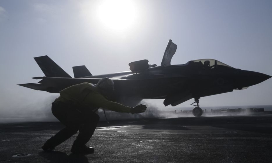 Một máy bay chiến đấu F35 Lightning II của Mỹ - Ảnh: Getty/Bloomberg.