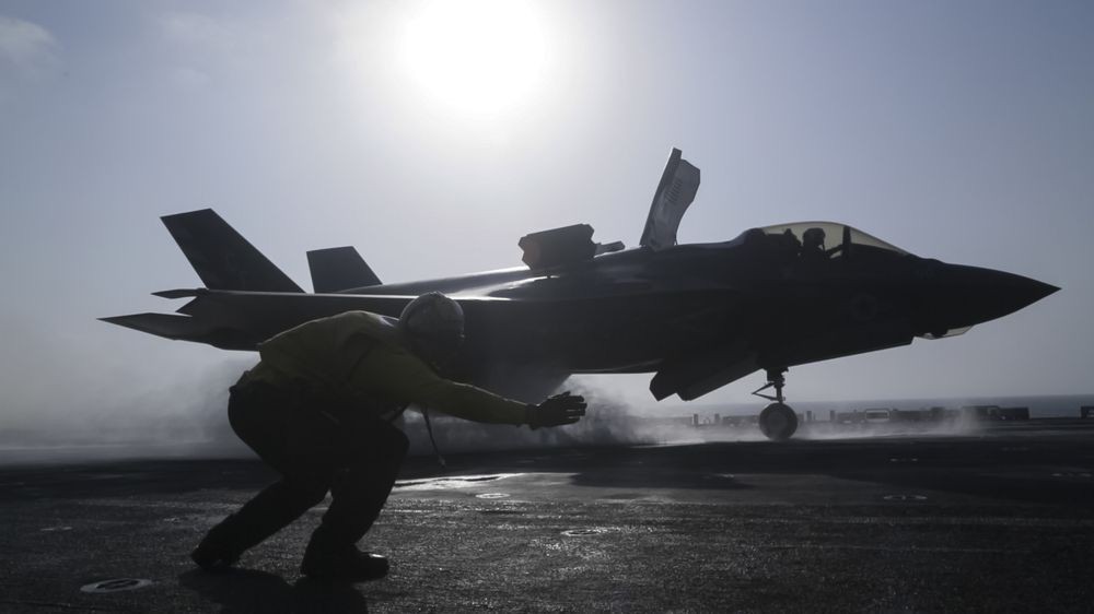 Một máy bay chiến đấu F35 Lightning II của Mỹ - Ảnh: Getty/Bloomberg.