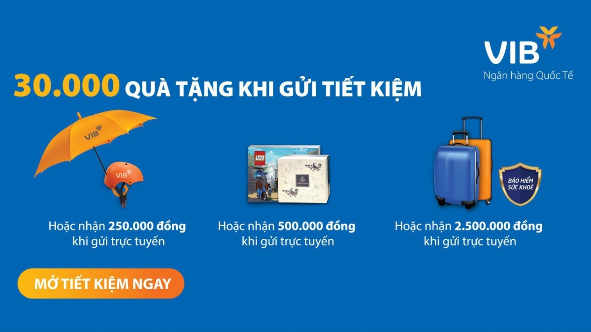 VIB còn đang miễn vô điều kiện toàn bộ phí rút tiền ATM và phí chuyển khoản trực tuyến, giúp khách hàng tiết kiệm hàng triệu đồng phí giao dịch ngân hàng.