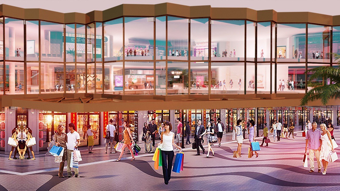 D-Mall toạ lạc giữa khu đất "đắt giá" nhất của quận 6 trên đường Hồng Bàng, sát vòng xoay Cây Gõ.