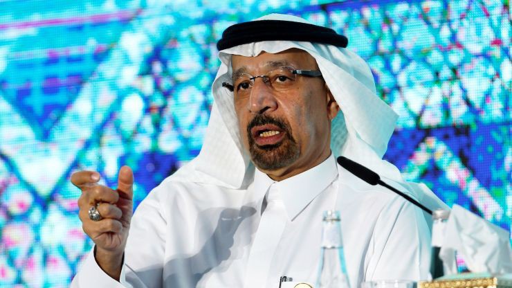 Bộ trưởng Bộ Năng lượng Saudi Arabia, ông Khalid al-Falih - Ảnh: Reuters/CNBC.