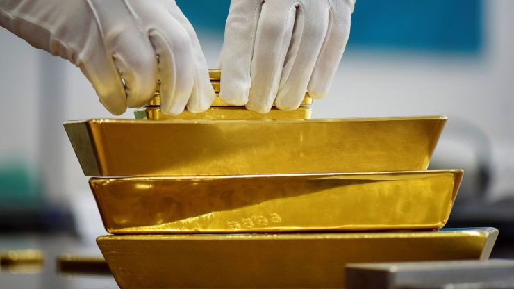 Giá vàng thế giới tăng liên tục từ đầu tuần đến nay - Ảnh: Reuters/CNBC.