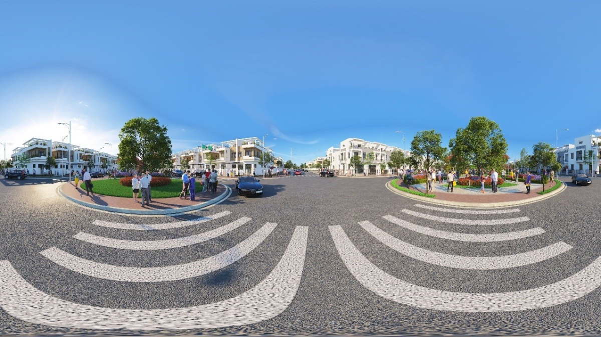 Khu đô thị thông minh Viva Park với mô hình nhà phố và biệt thự xây sẵn có vốn đầu tư trên 1.000 tỷ đồng.