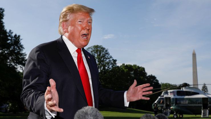 Tổng thống Mỹ Donald Trump - Ảnh: Reuters/CNBC.