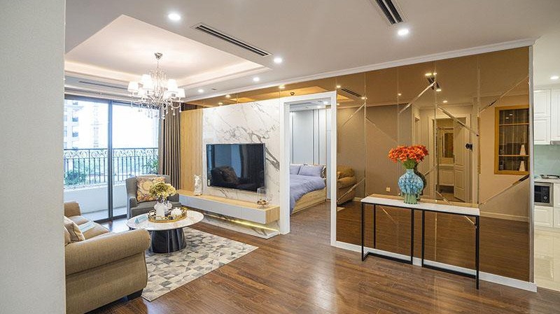 Căn hộ mẫu Sunshine Garden mang đến cho khách hàng cái nhìn đầy đủ về không gian sống tương lai của mình.
