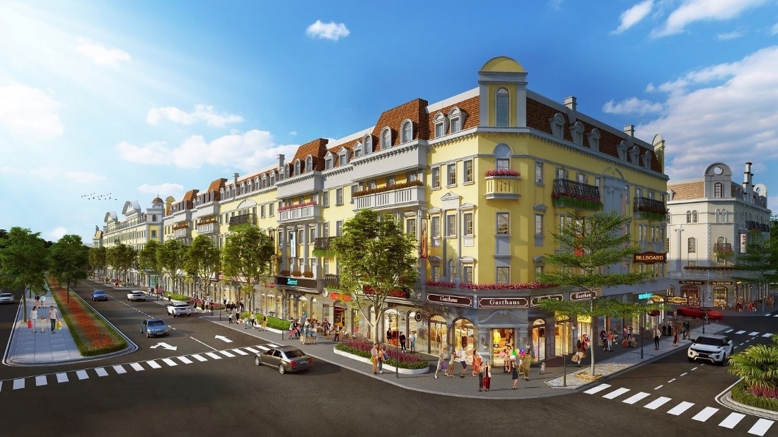 Tiểu khu Silk Road tọa lạc tại 'giao điểm vàng' giữa đường Hạ Long và đại lộ Úc Phi.