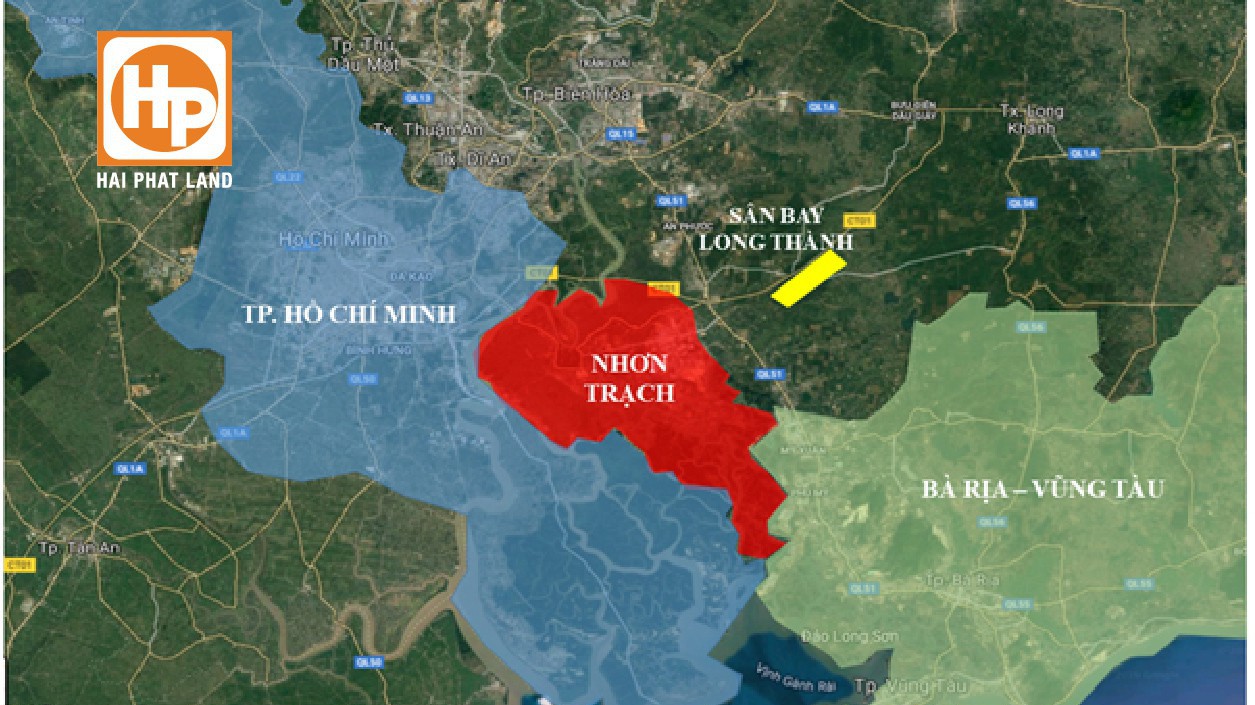 Nằm ở phía Đông Tp.HCM, Nhơn Trạch Đồng Nai là ngôi sao mới tại Việt Nam.
