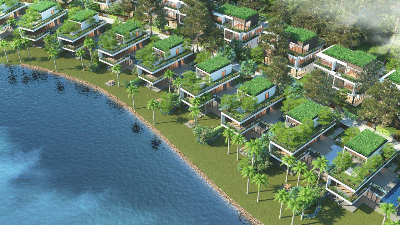 Vị trí “tựa sơn hướng thủy” hiếm có của The Legend Villas.