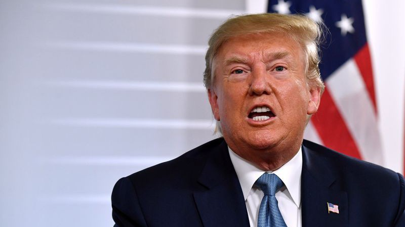 Tổng thống Mỹ Donald Trump ngày 25/8 - Ảnh: Getty/Bloomberg.