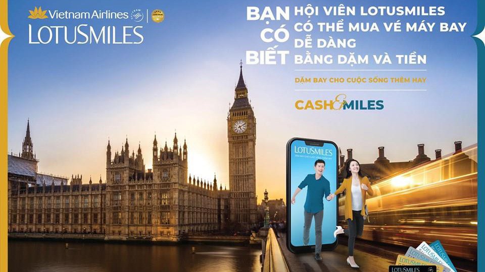 Mua vé máy bay bằng Dặm và Tiền hứa hẹn đem lại trải nghiệm xứng đáng cho khách hàng là hội viên Bông Sen Vàng.