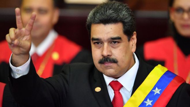 Tổng thống Nicolas Maduro của Venezuela.