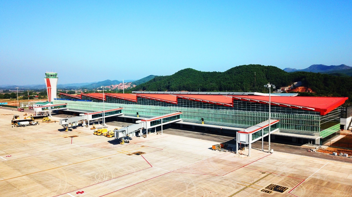 Cảng hàng không quốc tế Vân Đồn do Sun Group đầu tư.