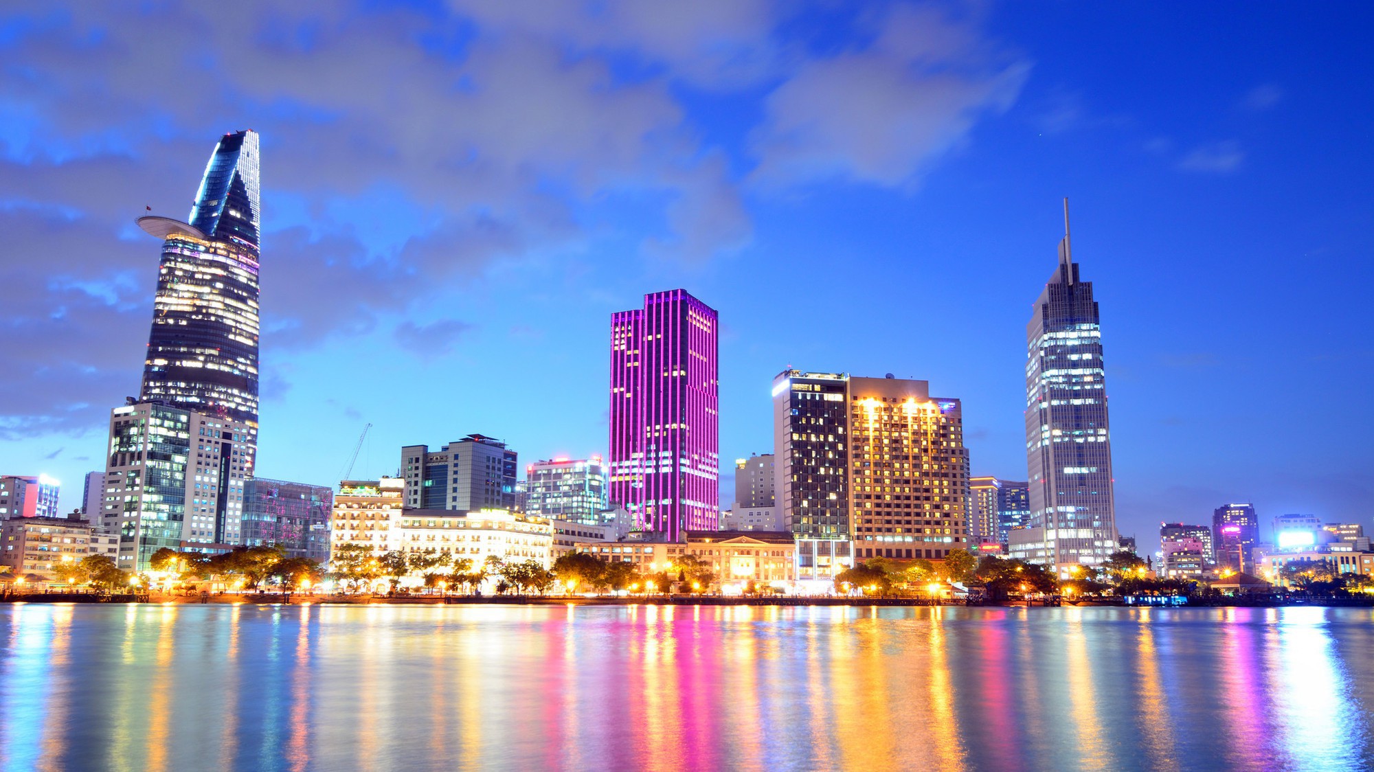 Một góc Tp.HCM, một đầu tàu tăng trưởng của kinh tế Việt Nam.