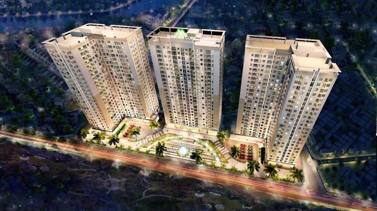 Dự án Xuân Mai Tower Thanh Hóa cất nóc tháng 6/2019, bảo đảm cam kết bàn giao nhà đúng hạn cho khách hàng.