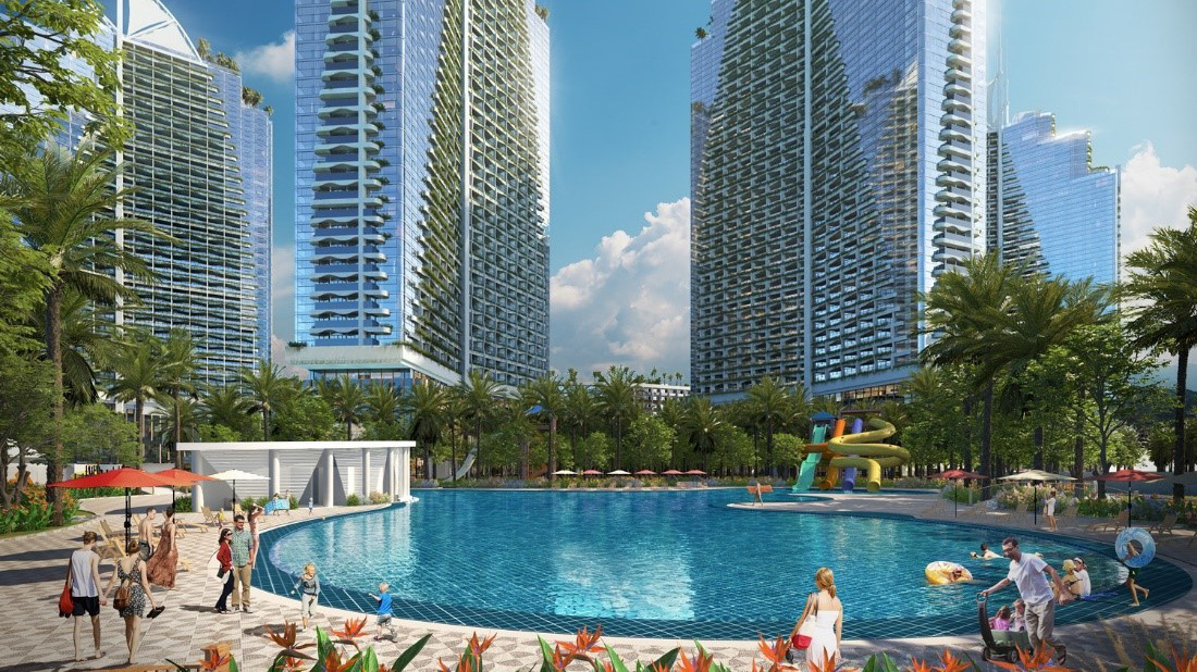 Tiện ích chuẩn 5 sao được bố trí khắp Sailing Bay Ninh Chữ.