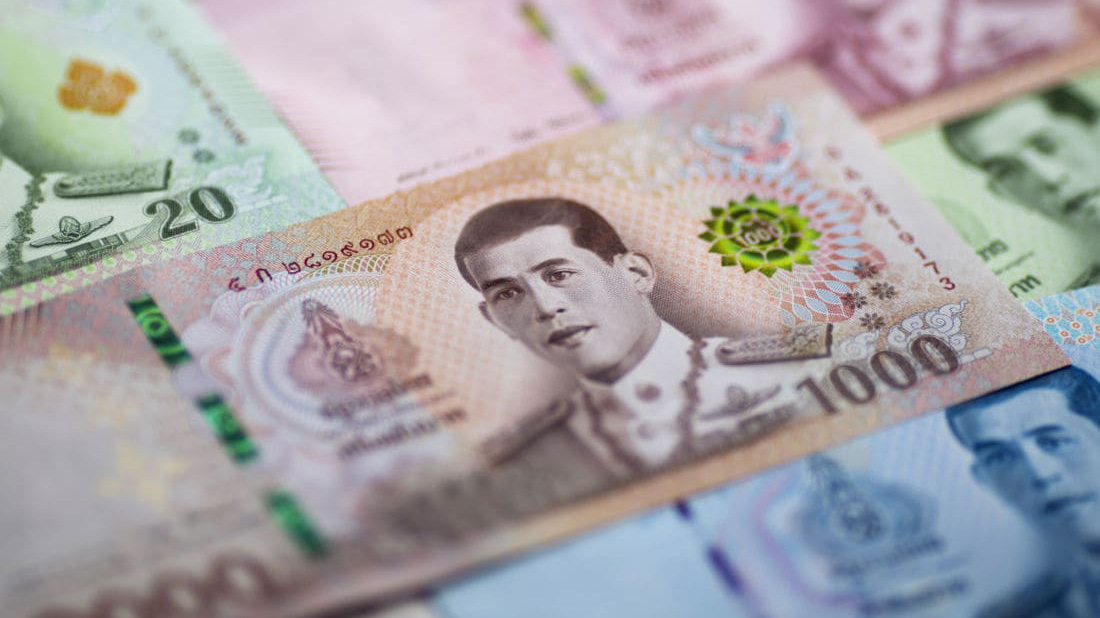 Đồng Baht đã tăng giá khoảng 8% so với đồng USD trong vòng 1 năm trở lại đây.