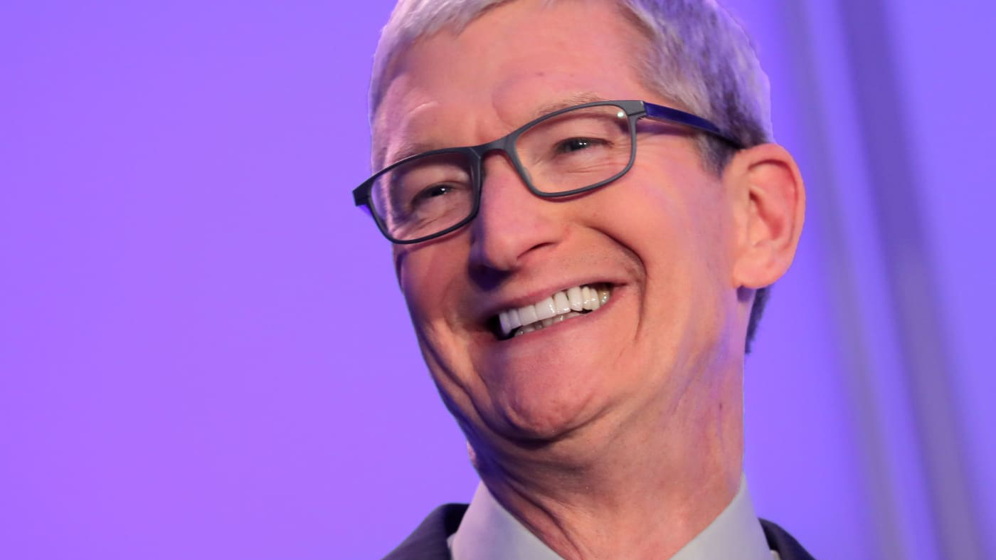 Tổng giám đốc (CEO) Tim Cook của Apple - Ảnh: CNBC.