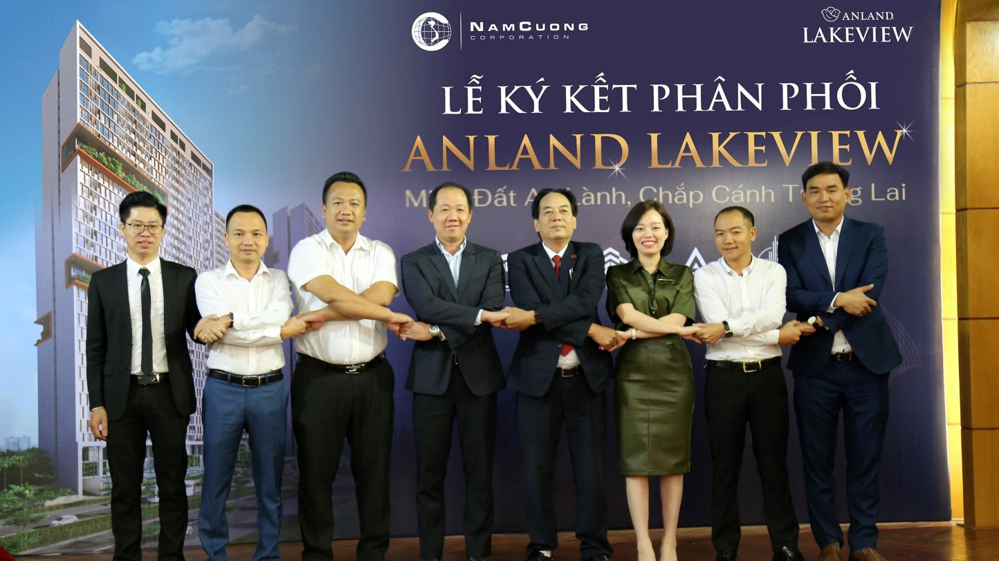 Lễ ký kết phân phối dự án Anland Lakeview đã diễn ra thành công tốt đẹp.