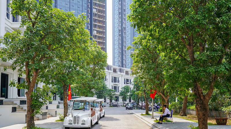 Sống tại Tây Hồ Tây, người thành thị được tận hưởng một cuộc sống trung tâm những vẫn tràn ngập thiên nhiên (Ảnh: Sunshine City).