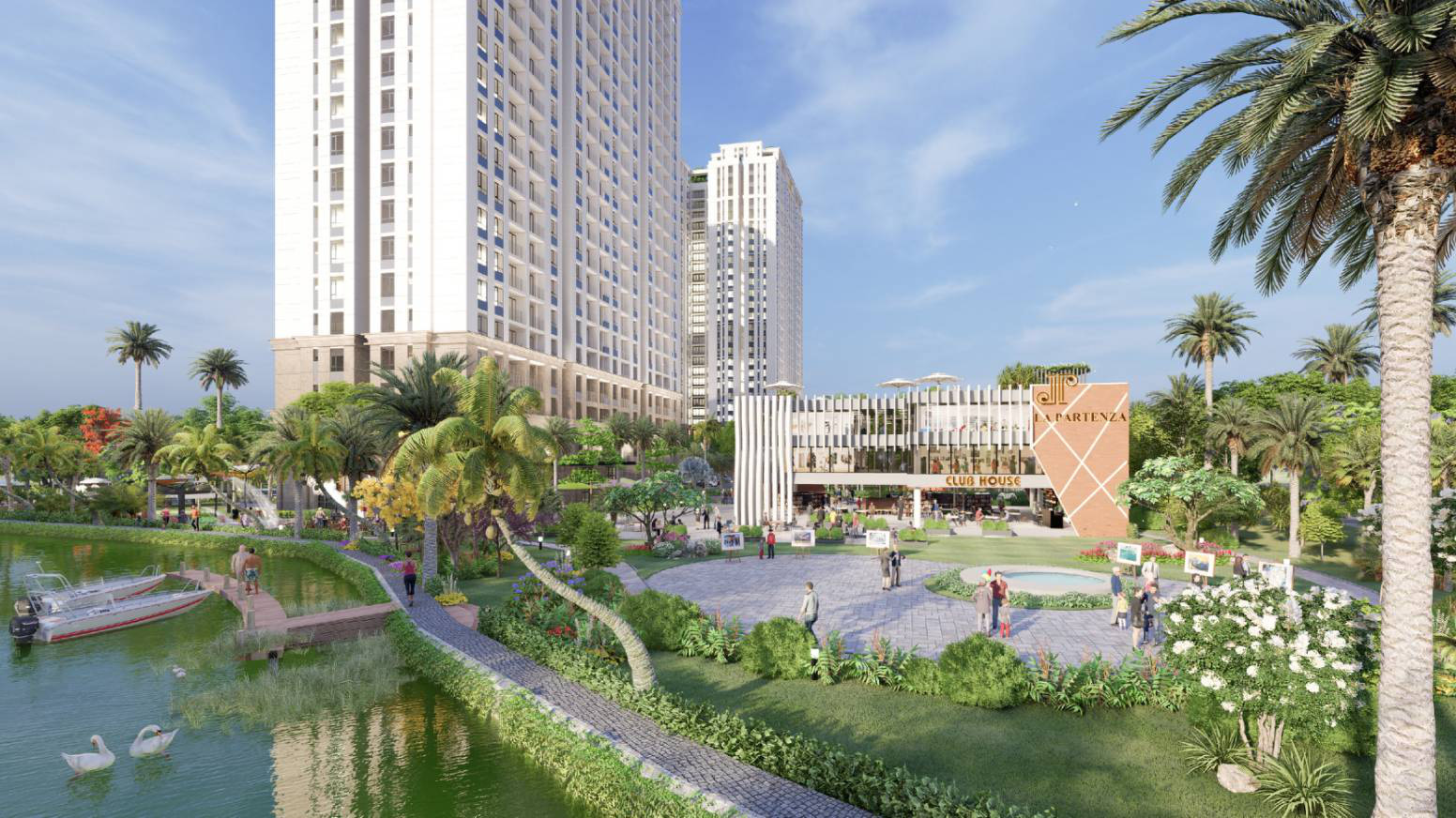 Phối cảnh tiện ích dự án La Partenza.