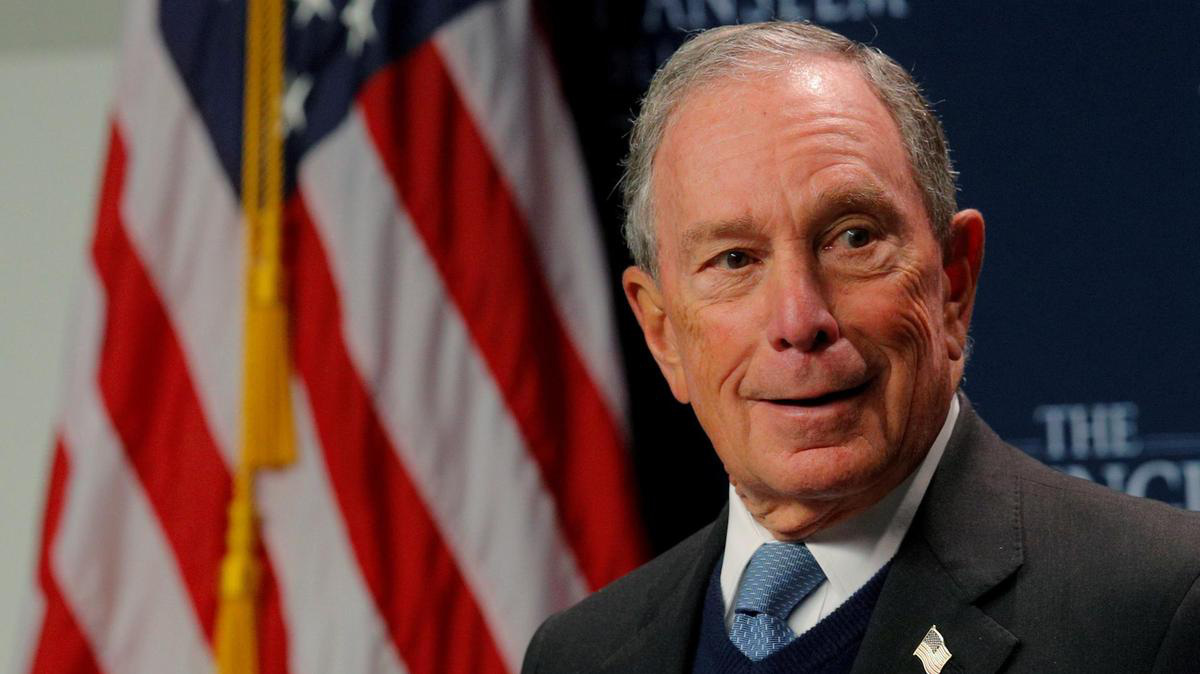 Ứng cử viên Tổng thống Mỹ Michael Bloomberg - Ảnh: Reuters.