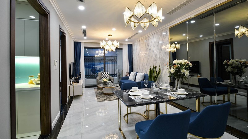 Không gian bên trong căn hộ mẫu D’. El Dorado.