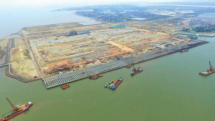 Hai bến số 3,4 cảng Lạch Huyện được xây dựng nhằm phục vụ việc di dời khu bến cảng Hoàng Diệu, đảm bảo hiệu quả sản xuất kinh doanh của cảng Hải Phòng - Ảnh minh họa.