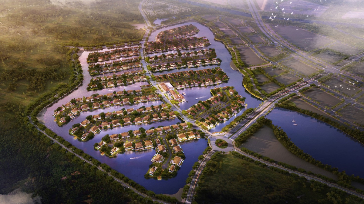 Ecopark Grand The Island chính thức khởi công vào đầu tháng 1/2019 và hoàn thành đúng tiến độ 3 nhánh đảo đầu tiên trước Tết.