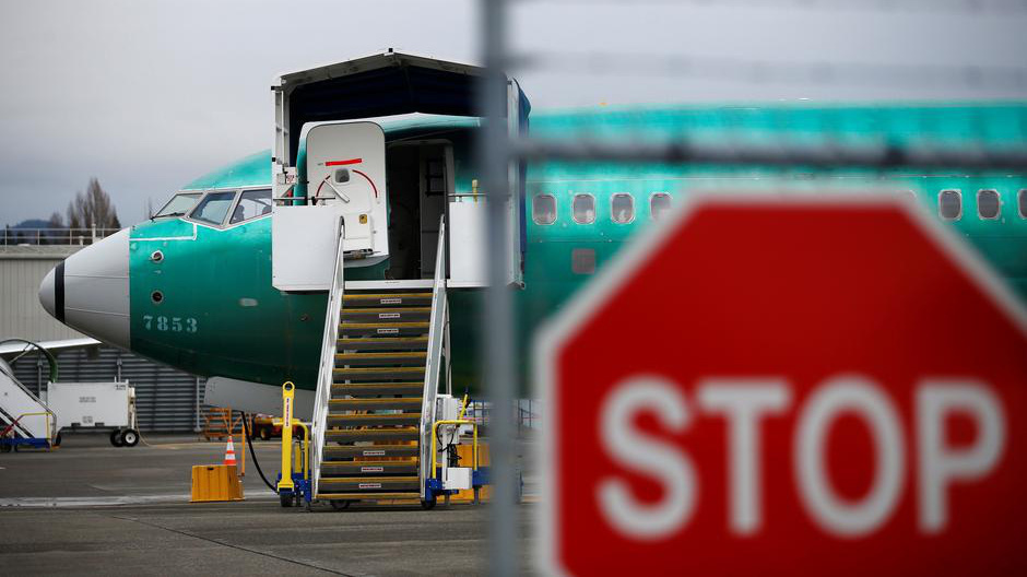 Một máy bay 737 Max tại nhà máy của Boeing ở Renton, bang Washington, Mỹ, ngày 16/12 - Ảnh: Reuters.