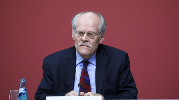 Ông Stefan Ingves, Thống đốc Ngân hàng Trung ương Thụy Điển (Riksbank) - Ảnh: Getty/CNBC.