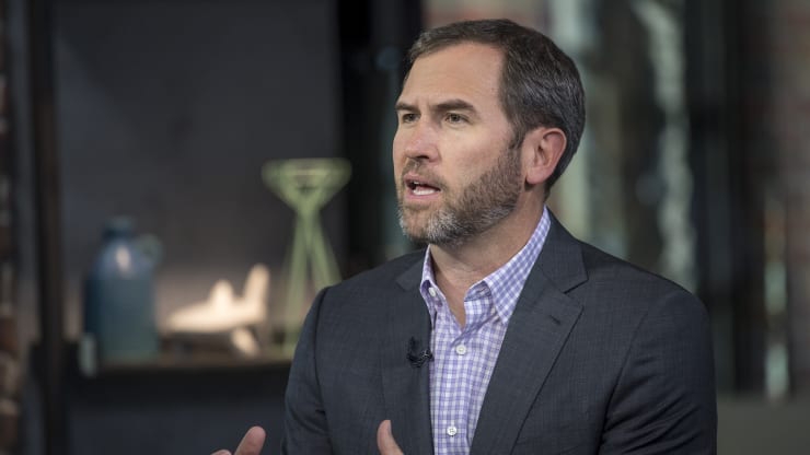 Ông Brad Garlinghouse, Tổng giám đốc (CEO) của Ripple Labs - Ảnh: Bloomberg/CNBC.