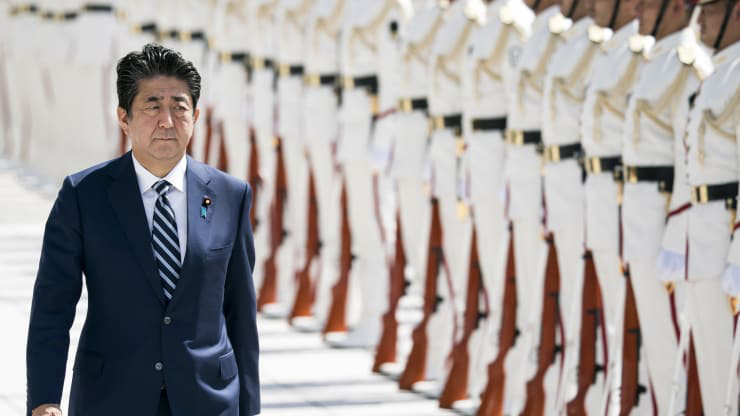 Thủ tướng Nhật Bản Shinzo Abe - Ảnh: Getty/CNBC.