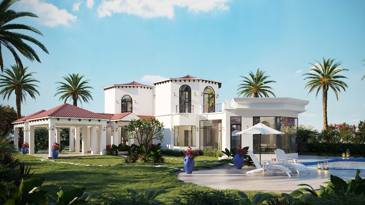 Siêu biệt thự tọa lạc tại nơi có vị trí đẹp nhất khu nghỉ dưỡng.