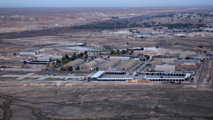 Căn cứ Al-Asad của Mỹ ở Iraq hôm 29/12/2019 - Ảnh: AP/CNBC.