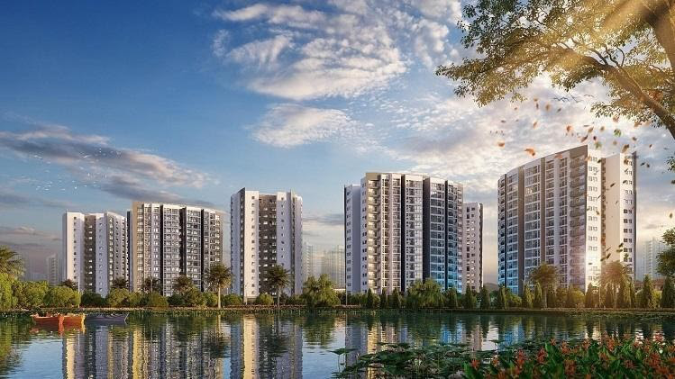 Phối cảnh dự án Le Grand Jardin với hơn 50 tiện ích nội khu.