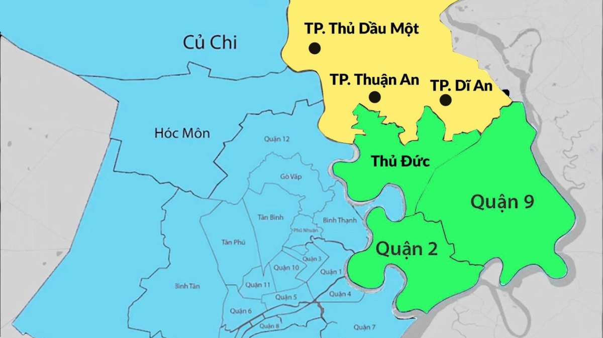 Thuận An và Dĩ An có nhiều lợi thế để trở thành đô thị vệ tinh của “thành phố Thủ Đức”.