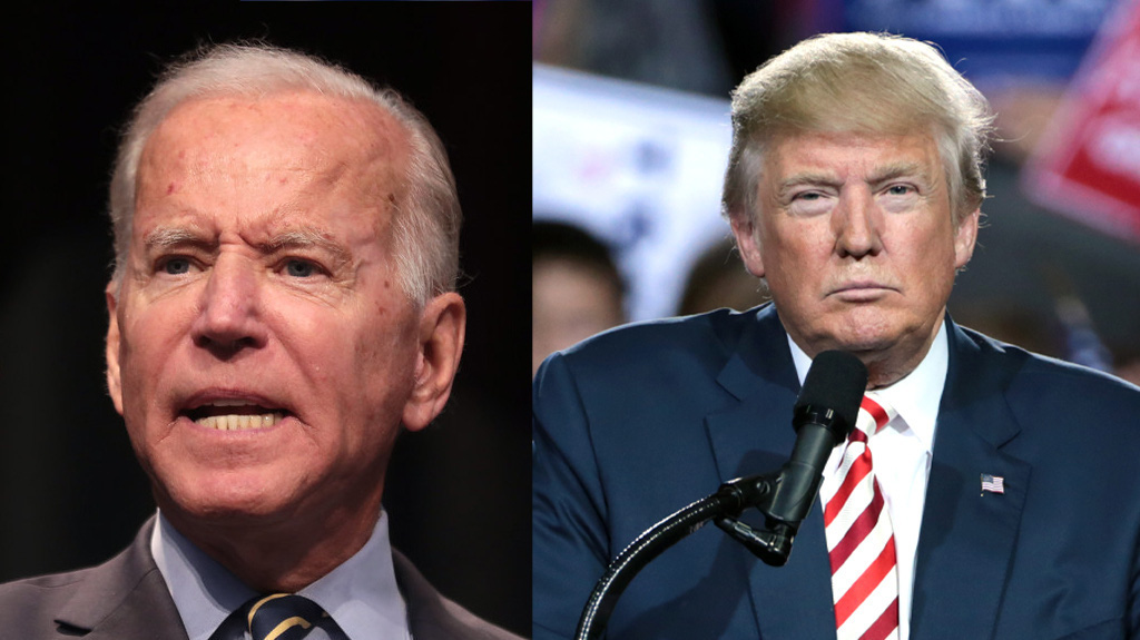 Hai ứng cử viên tổng thống Mỹ 2020: ông Joe Biden (trái) và ông Donald Trump - Ảnh: Reuters.