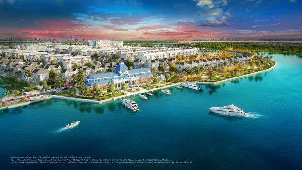 Đặc quyền ưu tiên sở hữu chỗ đậu du thuyền định danh khẳng định sự khác biệt từ biệt thự phiên bản giới hạn The Manhattan Glory - Limited Edition.