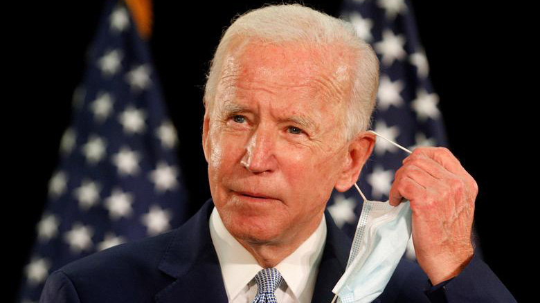 Ứng viên tổng thống Mỹ Joe Biden xuất hiện tại Delaware ngày 4/11 - Ảnh: Reuters.