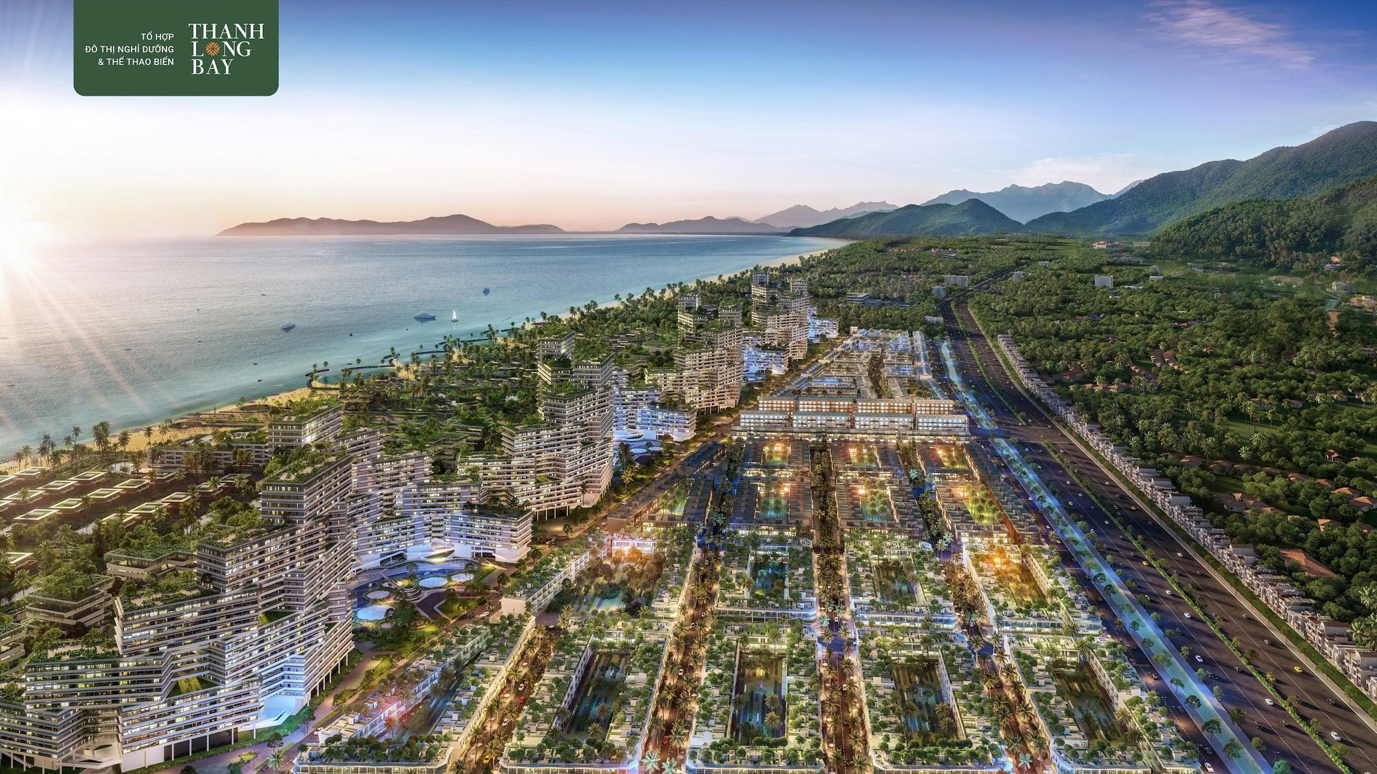 Toàn cảnh The Sound với đường bờ biển dài 1,7km.