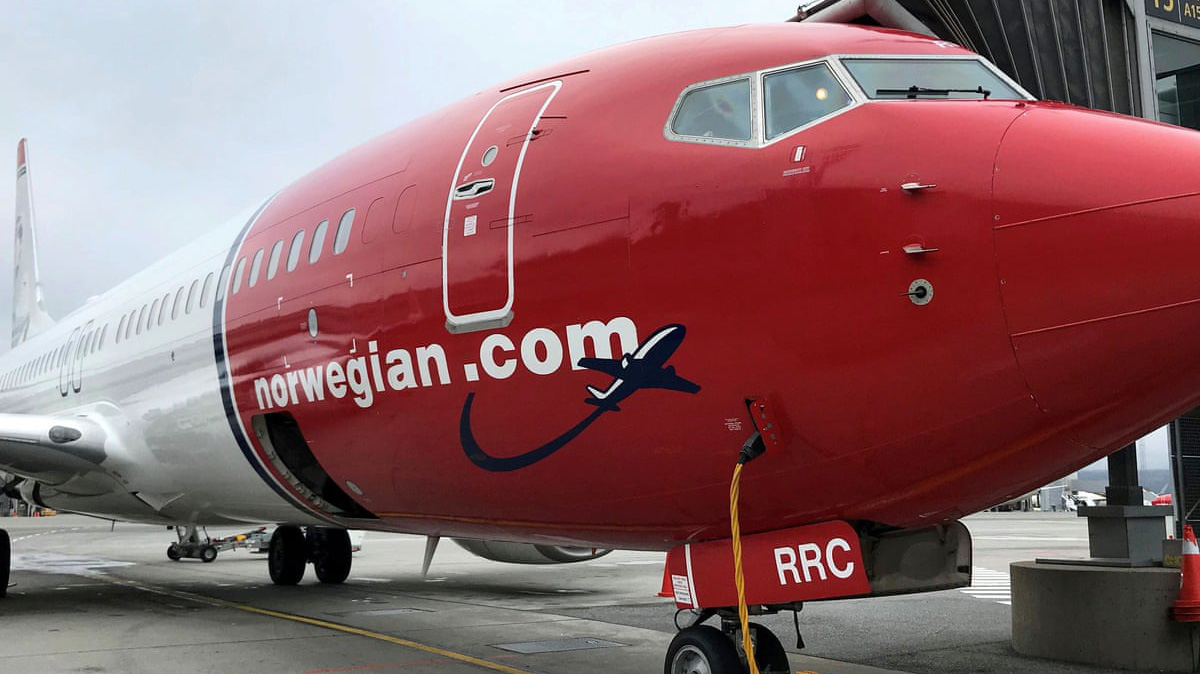 Một máy bay của Norwegian Air - Ảnh: Guardian.