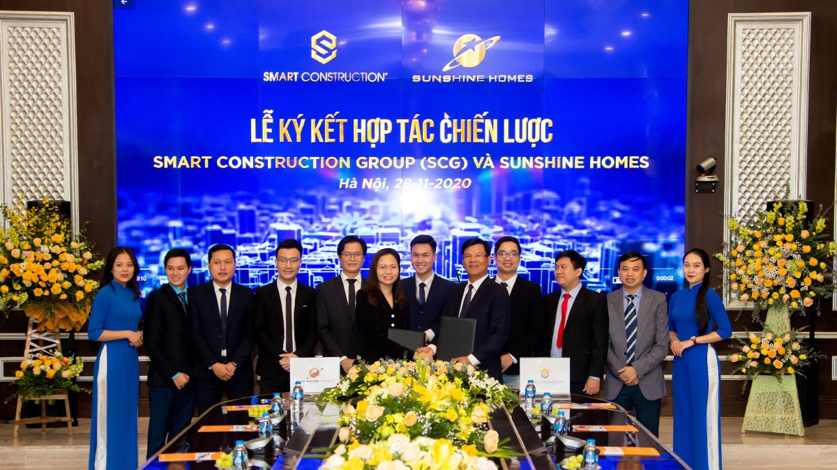 Lãnh đạo Sunshine Homes và SCG ký kết biên bản hợp tác chiến lược.