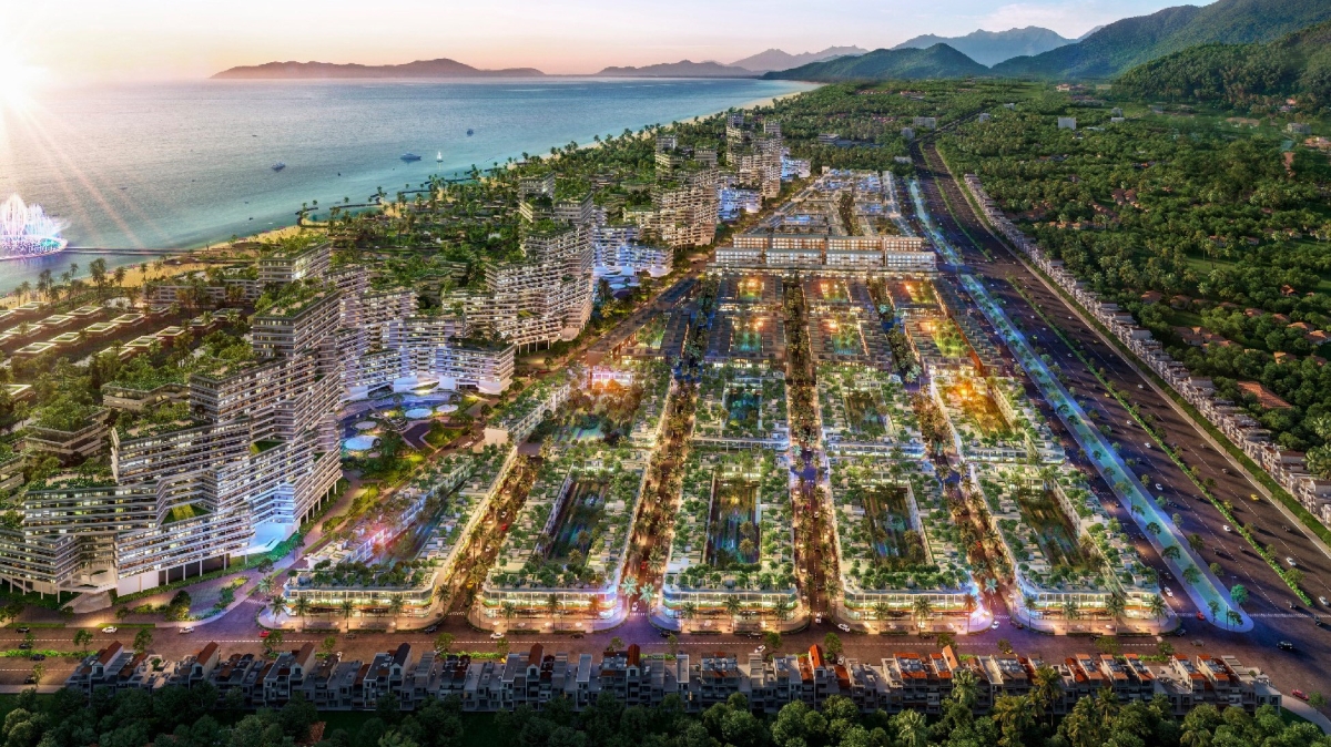 Phối cảnh tổng thể phân khu The Sound.