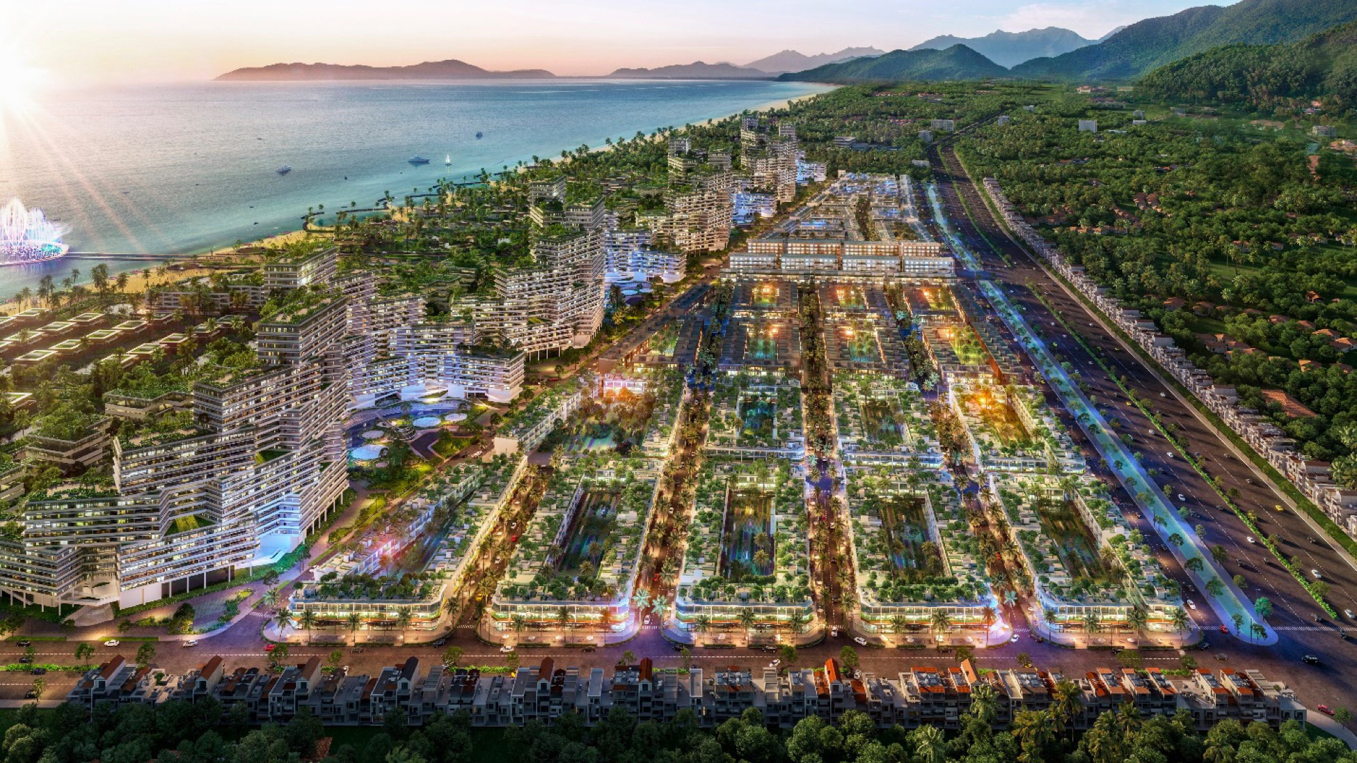 Phối cảnh tổng thể phân khu The Sound.