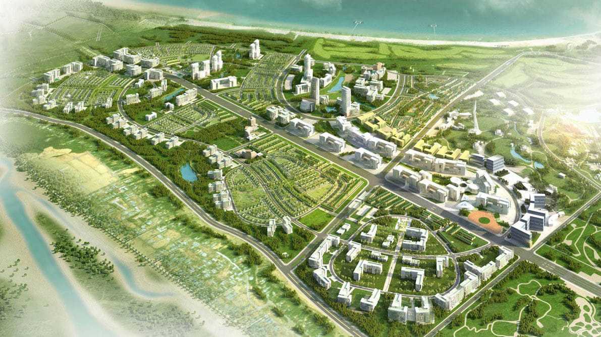 Phối cảnh Khu du lịch (KDL) sinh thái Nhơn Hội (Bình Định).