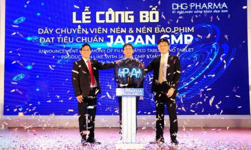 Dược Hậu Giang được bổ sung thêm dây chuyền đạt chuẩn Japan GMP