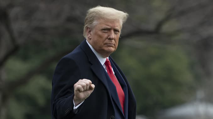 Tổng thống Mỹ Donald Trump -  Ảnh: Bloomberg.