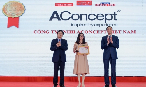 AConcept nhận danh hiệu sản phẩm và dịch vụ Tin & dùng 2020